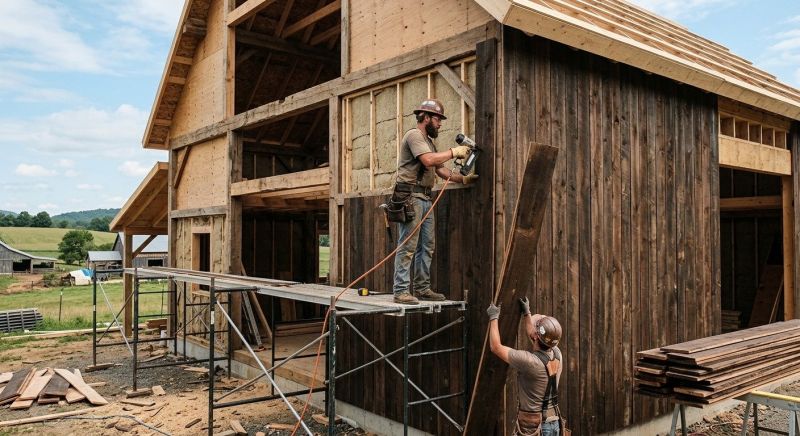 Barn Siding Installation in Chepachet, RI