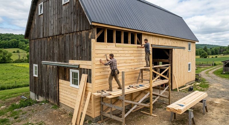 Barn Siding Installation in Medway, MA