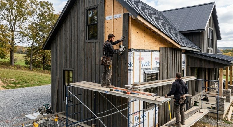 Barn Siding Installation in Plainville, MA