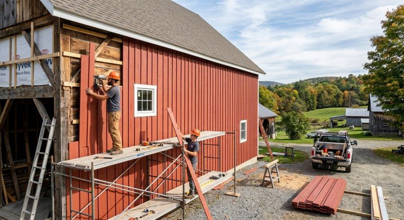 Barn Siding Installation in Raynham, MA