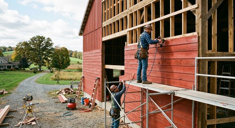 Barn Siding Replacement in Bristol County, MA