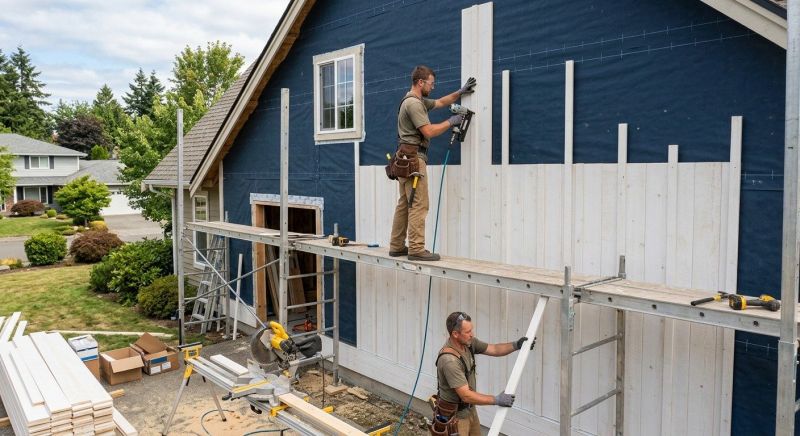 Batten Siding Installation in Taunton, MA
