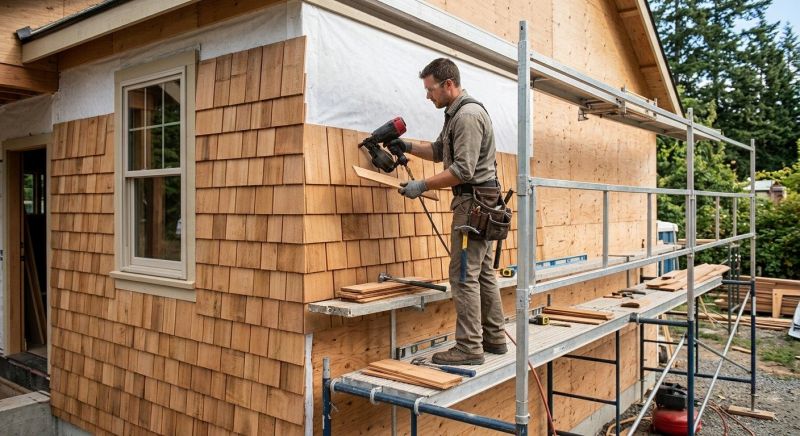 Cedar Siding Installation in Raynham, MA
