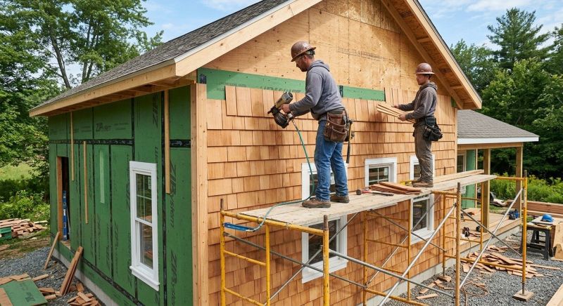 Cedar Siding Installation in Uxbridge, MA