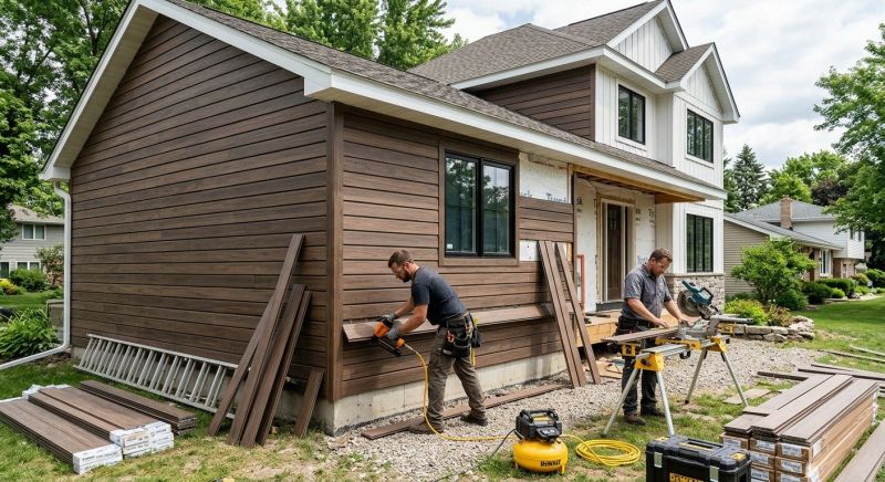 Composite Siding Installation in Barrington, RI