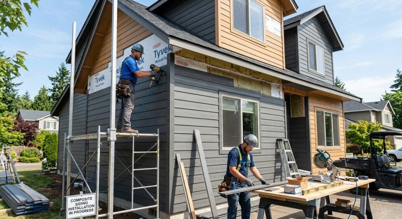 Composite Siding Installation in Uxbridge, MA