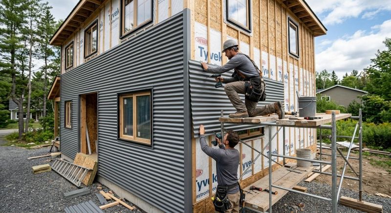 Corrugated Siding Installation in Providence, RI