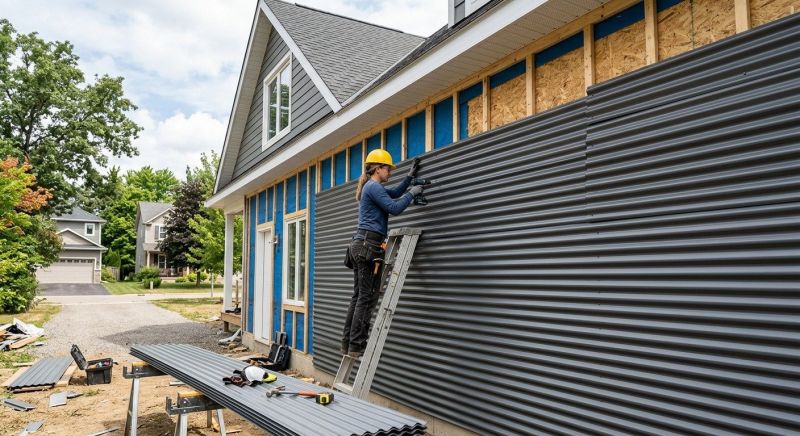 Corrugated Siding Installation in Providence, RI