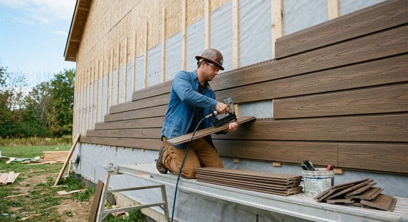 Faux Wood Siding Installation in Sharon, MA