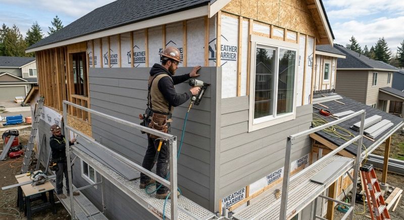 Fiber Siding Installation in Dayville, CT