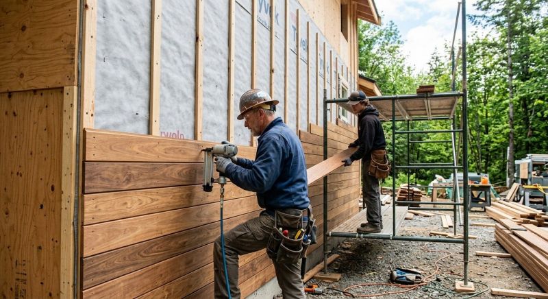 Hardwood Siding Installation in Blackstone, MA