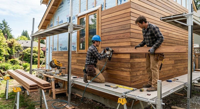 Hardwood Siding Installation in Chepachet, RI