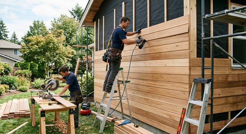 Hardwood Siding Installation in Norfolk, MA