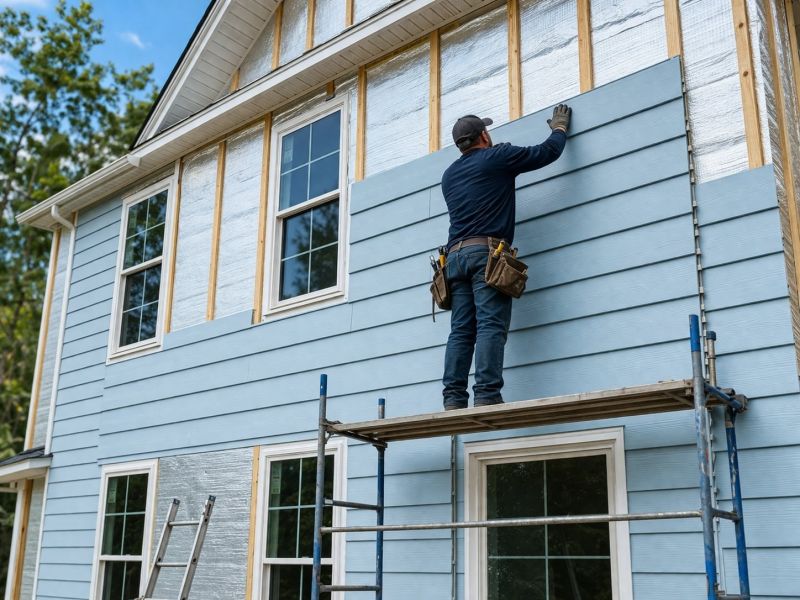 Insulated Siding Installation in Norfolk, MA