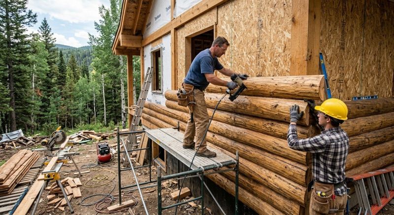 Log Home Siding Installation in Providence, RI