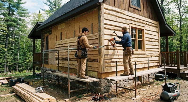 Log Siding Installation in Bristol County, RI