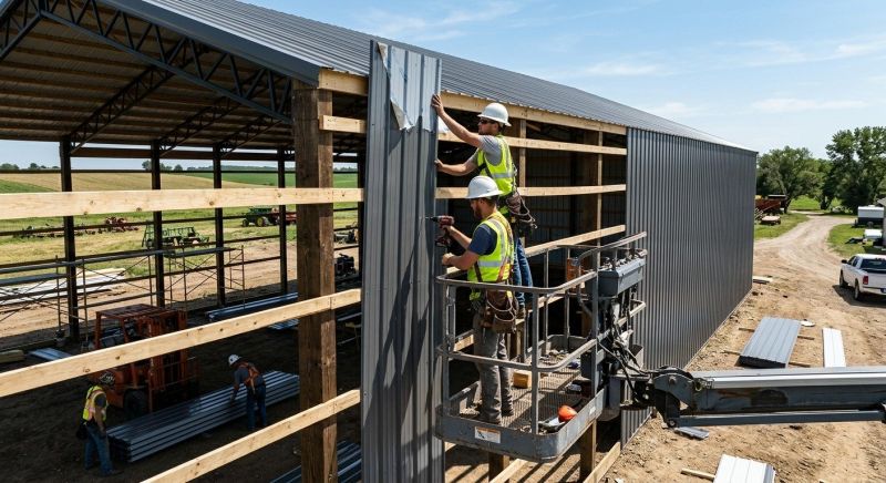 Metal Barn Siding Installation in Providence, RI