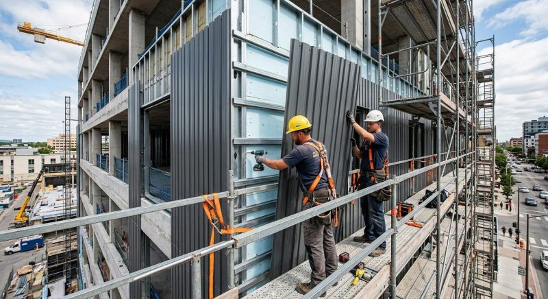 Metal Cladding Installation in Providence, RI