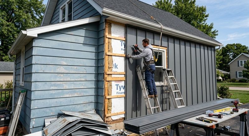 Metal Siding Installation in Foster, RI