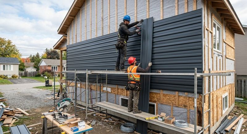 Metal Siding Replacement in Lincoln, RI