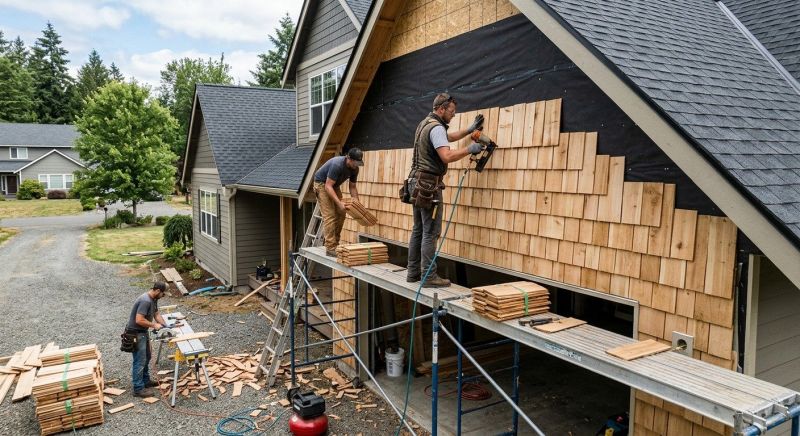 Shake Siding Installation in Swansea, MA
