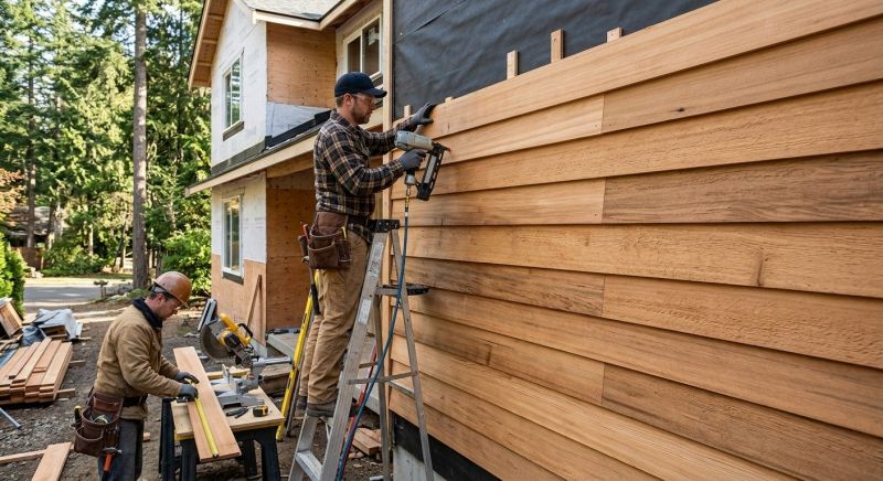 Wood Barn Siding Installation in Providence, RI