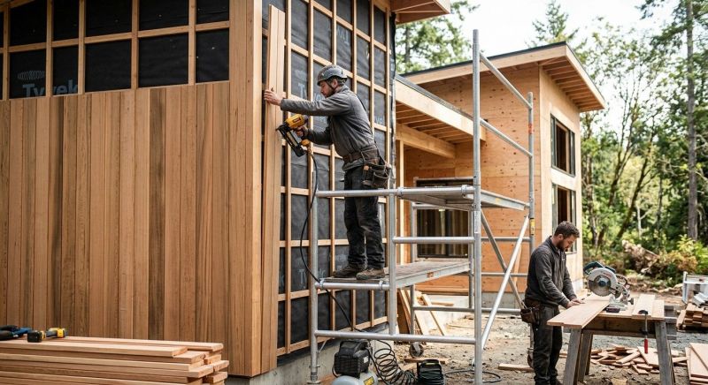 Wood Cladding Installation in Attleboro, MA