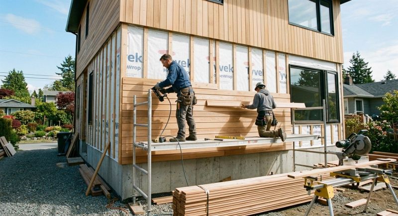 Wood Cladding Installation in Medway, MA