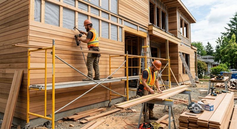 Wood Cladding Installation in Washington County, RI