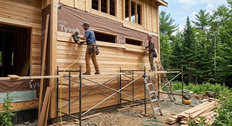 Wood Siding Installation in Attleboro Falls, MA
