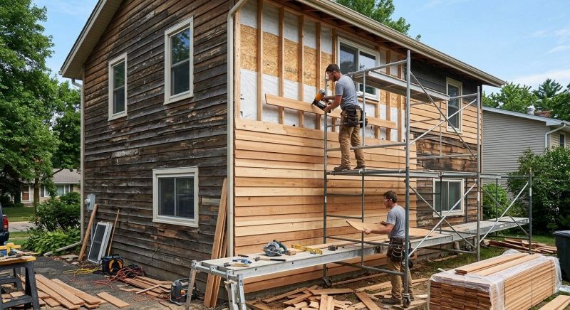 Wood Siding Replacement in Douglas, MA